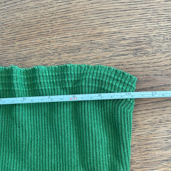 M Green Tube Sweater Ribbed Dress - Picture 6 of 7